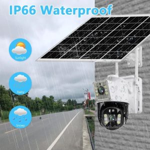 دوربین خورشیدی دو لنز چرخشی سیمکارتی 4G مدل VCS09